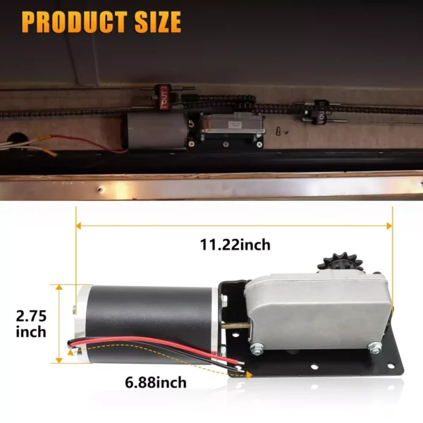 American Motorhome RV BAL Accu Slide Out Motor + Gearbox 225008 - Image 2