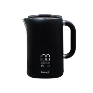 Sleek LED Black Kettle