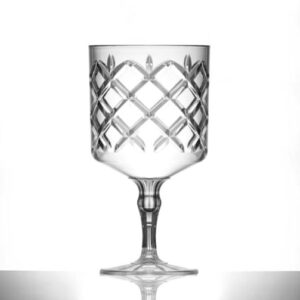 Polycarbonate Crystal Gin Balloon Glass x 2
